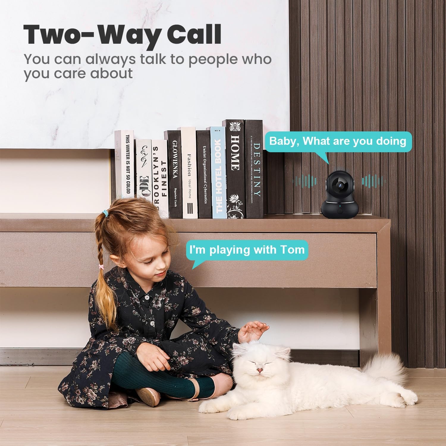 SafeView Pro - 360° Home Security Camera with Motion Detection & Night Vision - Ideal for Baby & Pet Monitoring