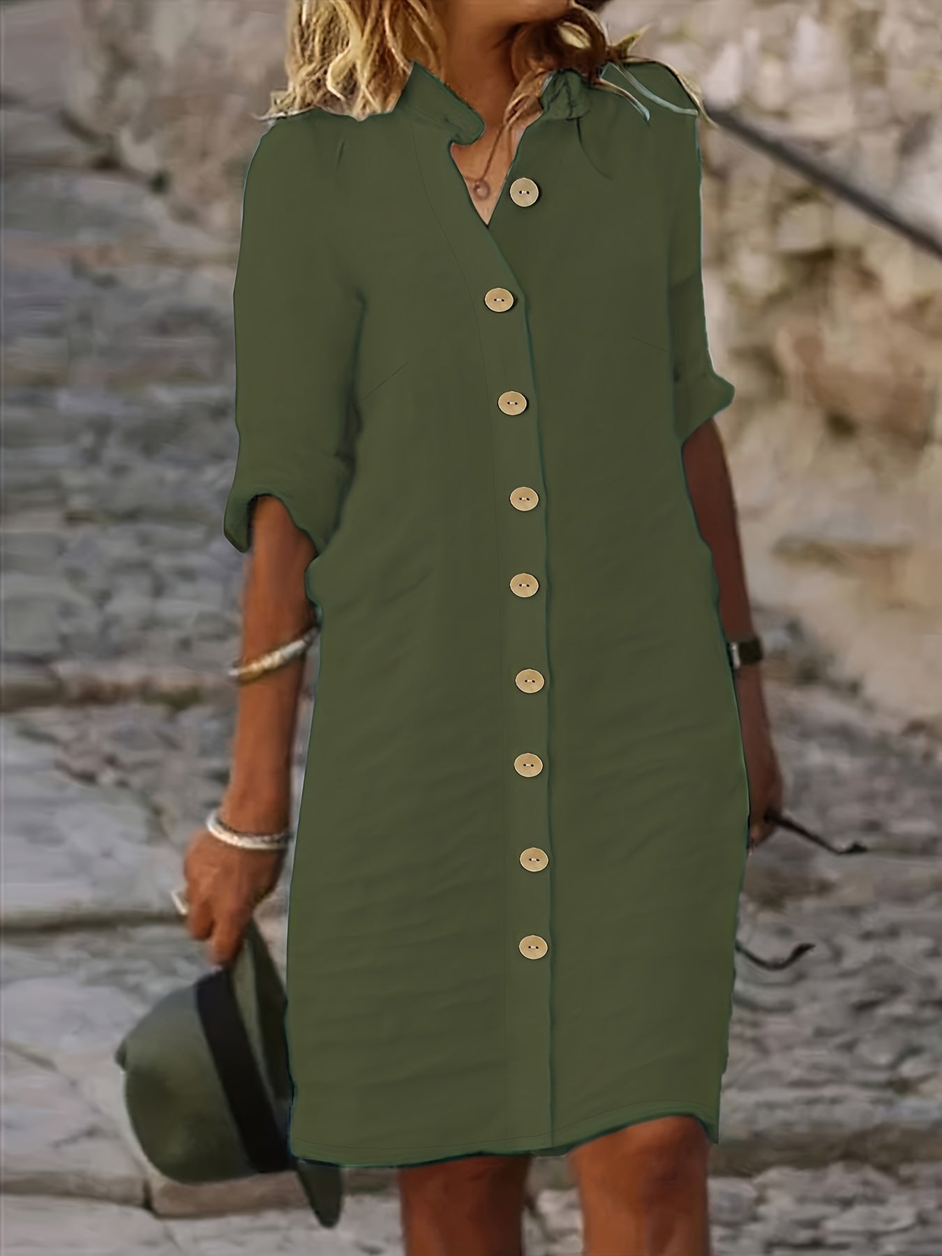 Evie - Chic and Comfortable Midi Dress - Perfect for Everyday Wear