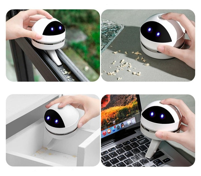 CleanSweep - Compact Mini Desktop Vacuum Cleaner - Efficient Cleaning Made Easy
