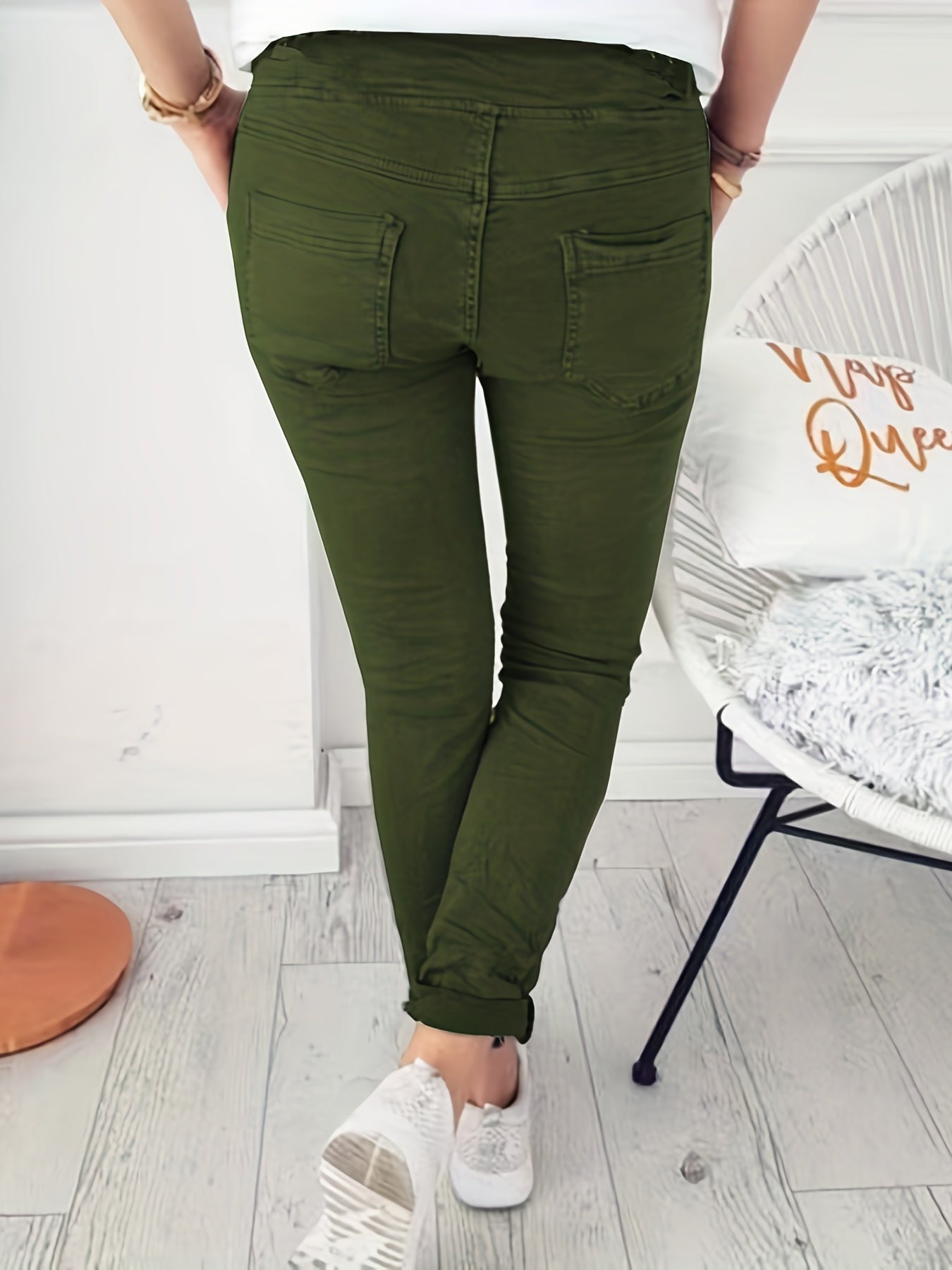 Ava - Comfortable High-Waist Casual Pants - Perfect for Everyday Wear