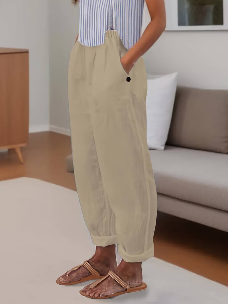Amelia - Lightweight Summer Trousers for Women - Comfortable and Stylish for Warm Days