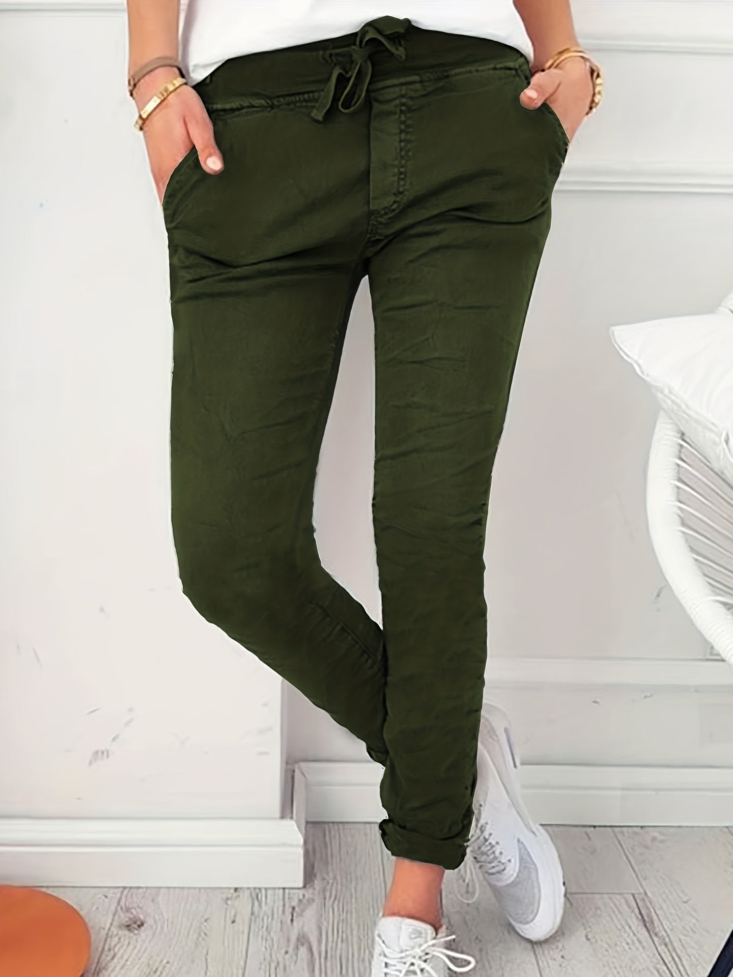 Ava - Comfortable High-Waist Casual Pants - Perfect for Everyday Wear