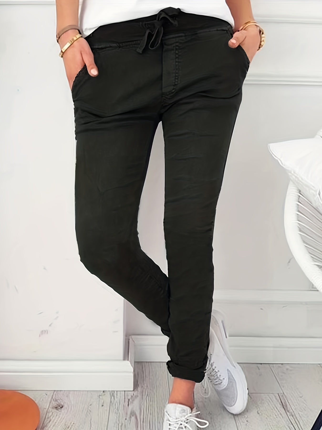 Ava - Comfortable High-Waist Casual Pants - Perfect for Everyday Wear