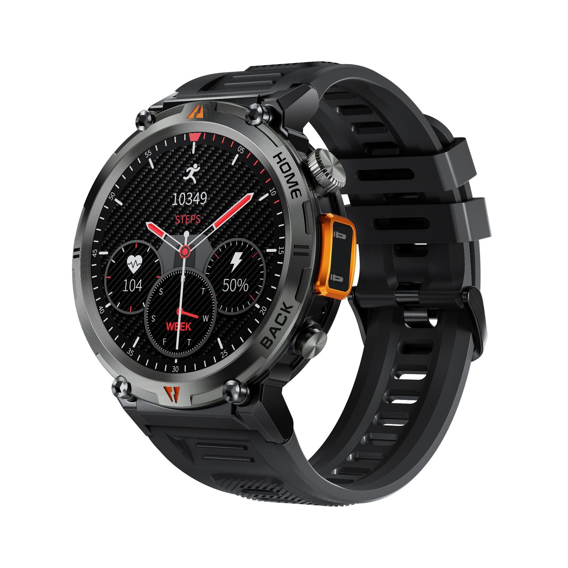 SmartSync - Stylish Bluetooth Smartwatch with Flashlight & Health Monitoring - Stay Connected Anytime