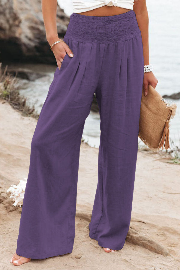 Julie - Comfortable Cotton-Linen Pants - Perfect for All-Day Wear