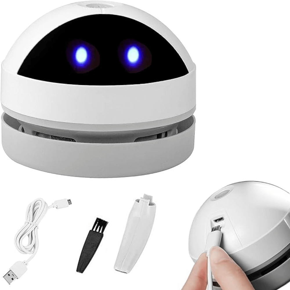 CleanSweep - Compact Mini Desktop Vacuum Cleaner - Efficient Cleaning Made Easy
