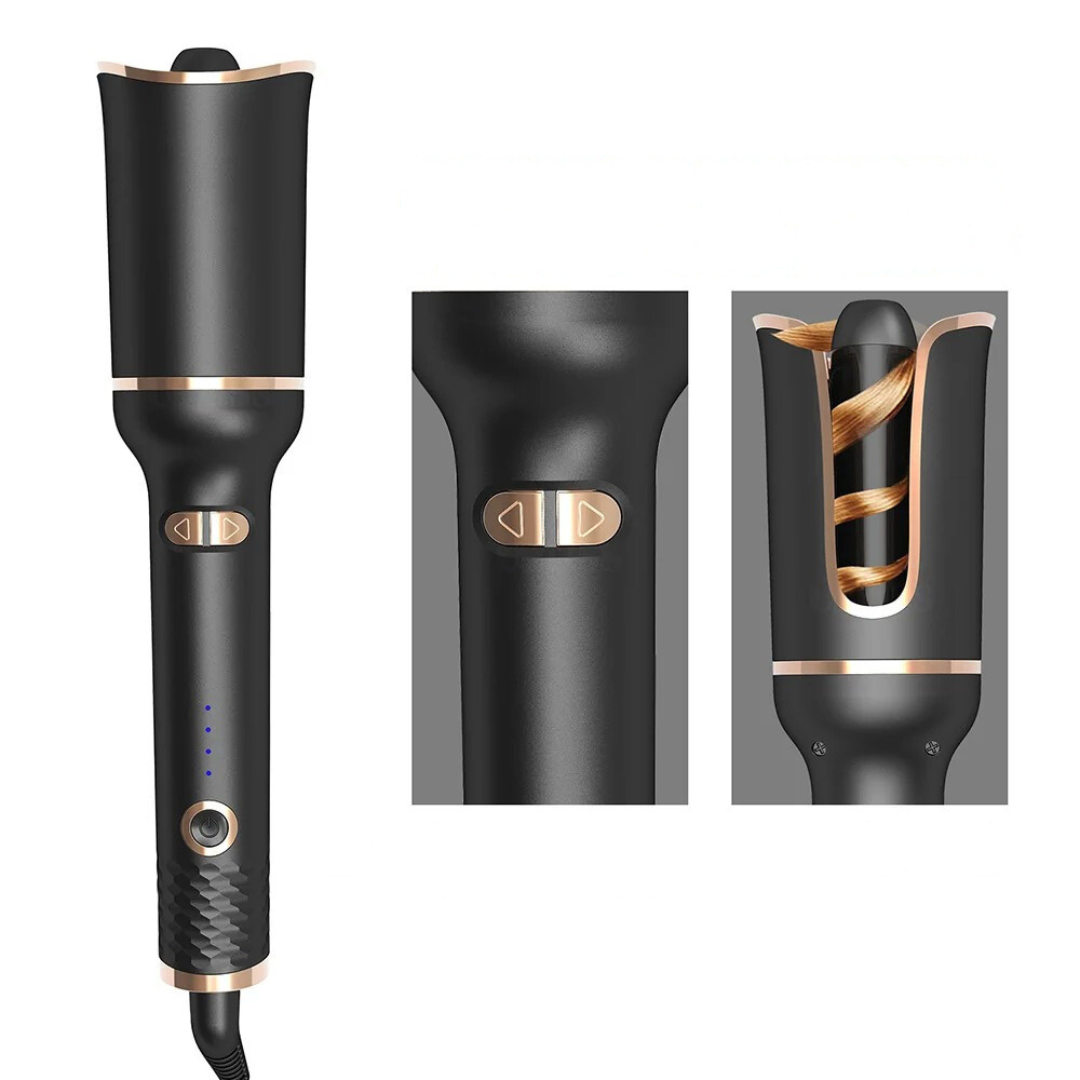 CurlMaster - Automatic Hair Curler - Quick Curls, Zero Heat Damage for Healthy Styling