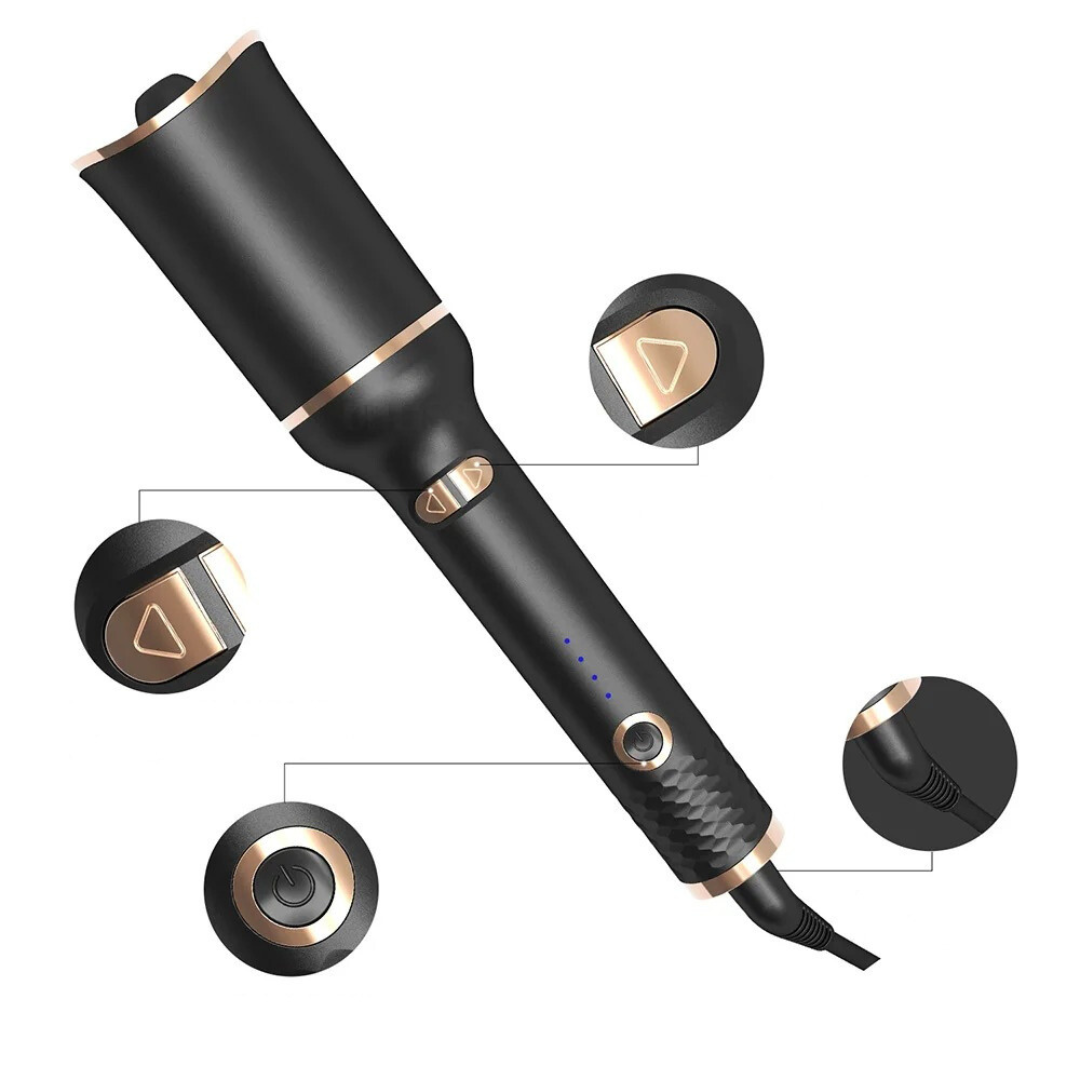 CurlMaster - Automatic Hair Curler - Quick Curls, Zero Heat Damage for Healthy Styling