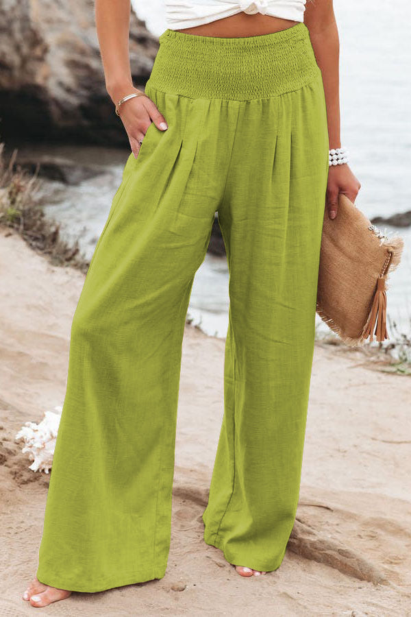 Julie - Comfortable Cotton-Linen Pants - Perfect for All-Day Wear