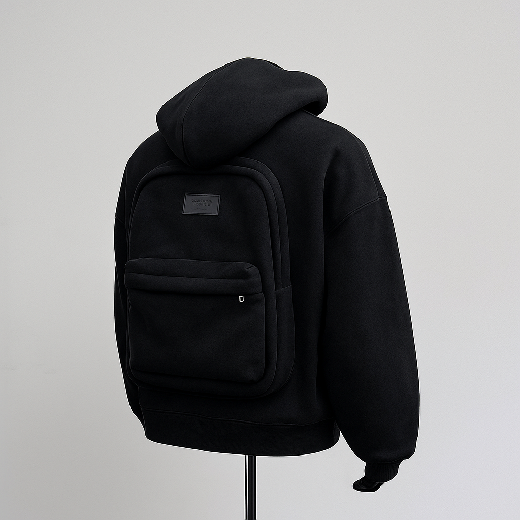 Travex™ BackPack Hoodie – The All-in-One Travel Essential