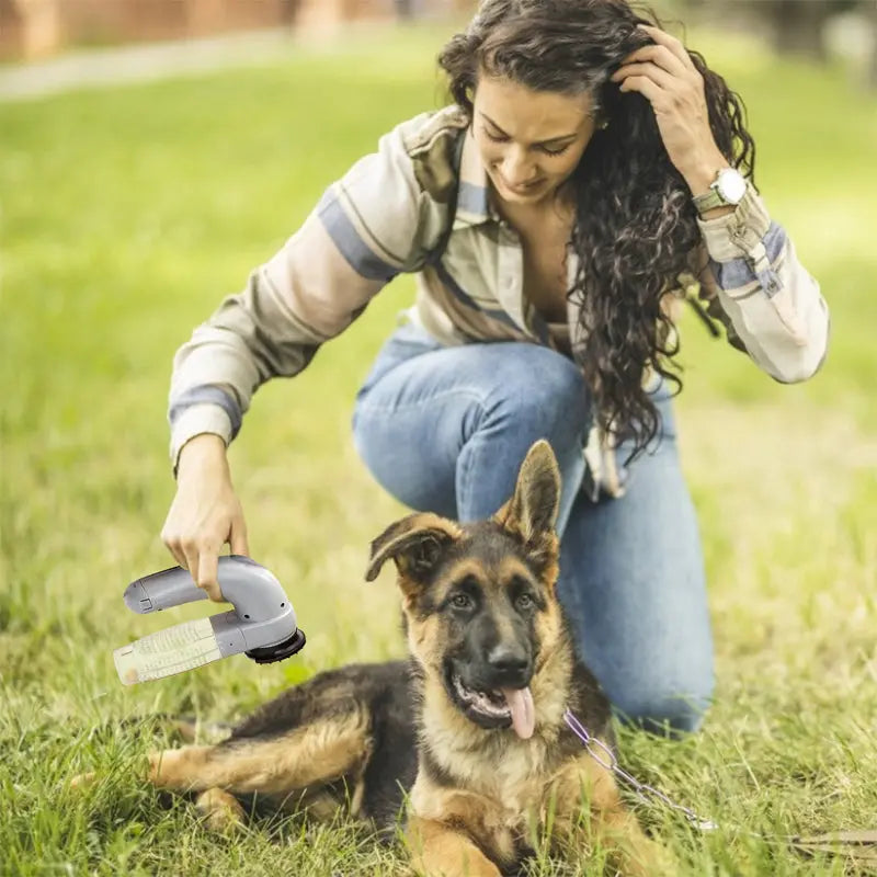 PetVac - Handheld Pet Hair Vacuum - Powerful, Gentle Suction for Fur-Free Homes