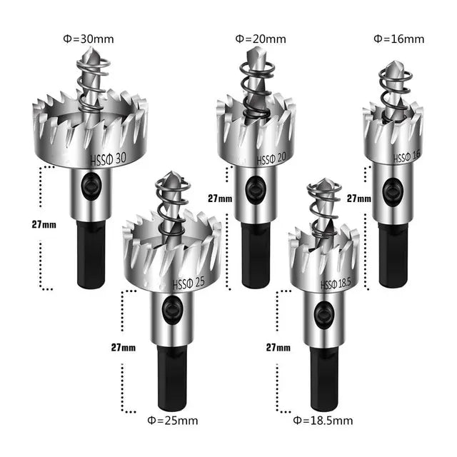 DrillGuard - Precision Drill Bit Set - Heavy-Duty Performance for Metal, Wood & Plastic