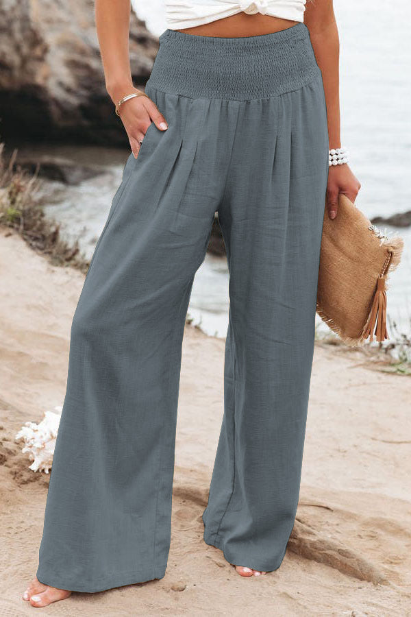 Julie - Comfortable Cotton-Linen Pants - Perfect for All-Day Wear