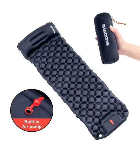 CampEase - Lightweight Outdoor Sleeping Mat with Built-in Pump - Perfect for Camping Adventures