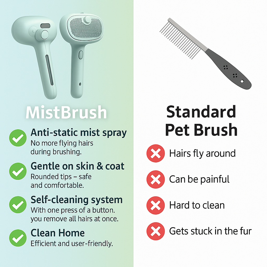MistBrush™ – The Gentle Grooming Brush for a Healthy, Shiny Coat! [50% Off Today]