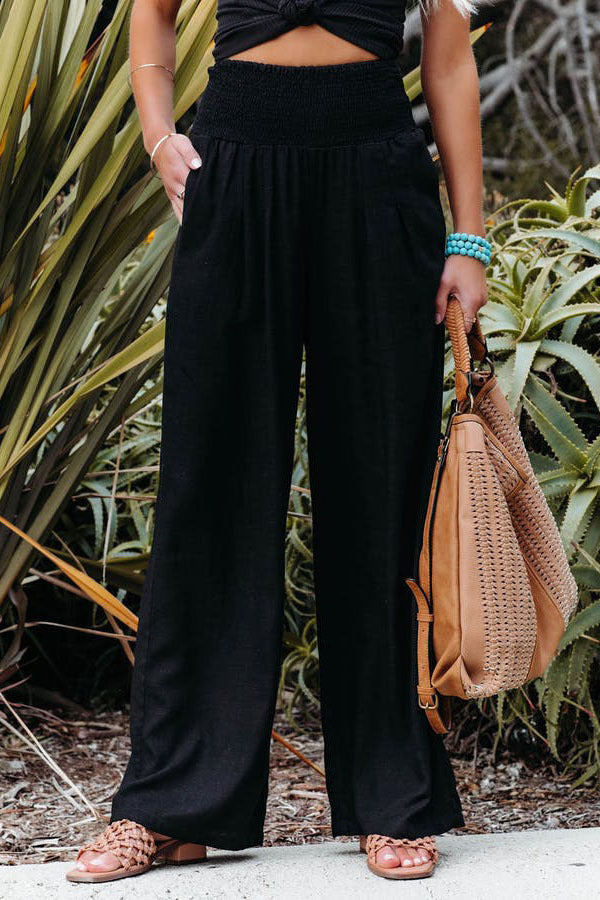 Julie - Comfortable Cotton-Linen Pants - Perfect for All-Day Wear