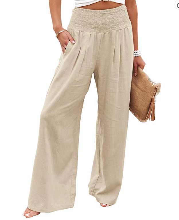 Julie - Comfortable Cotton-Linen Pants - Perfect for All-Day Wear