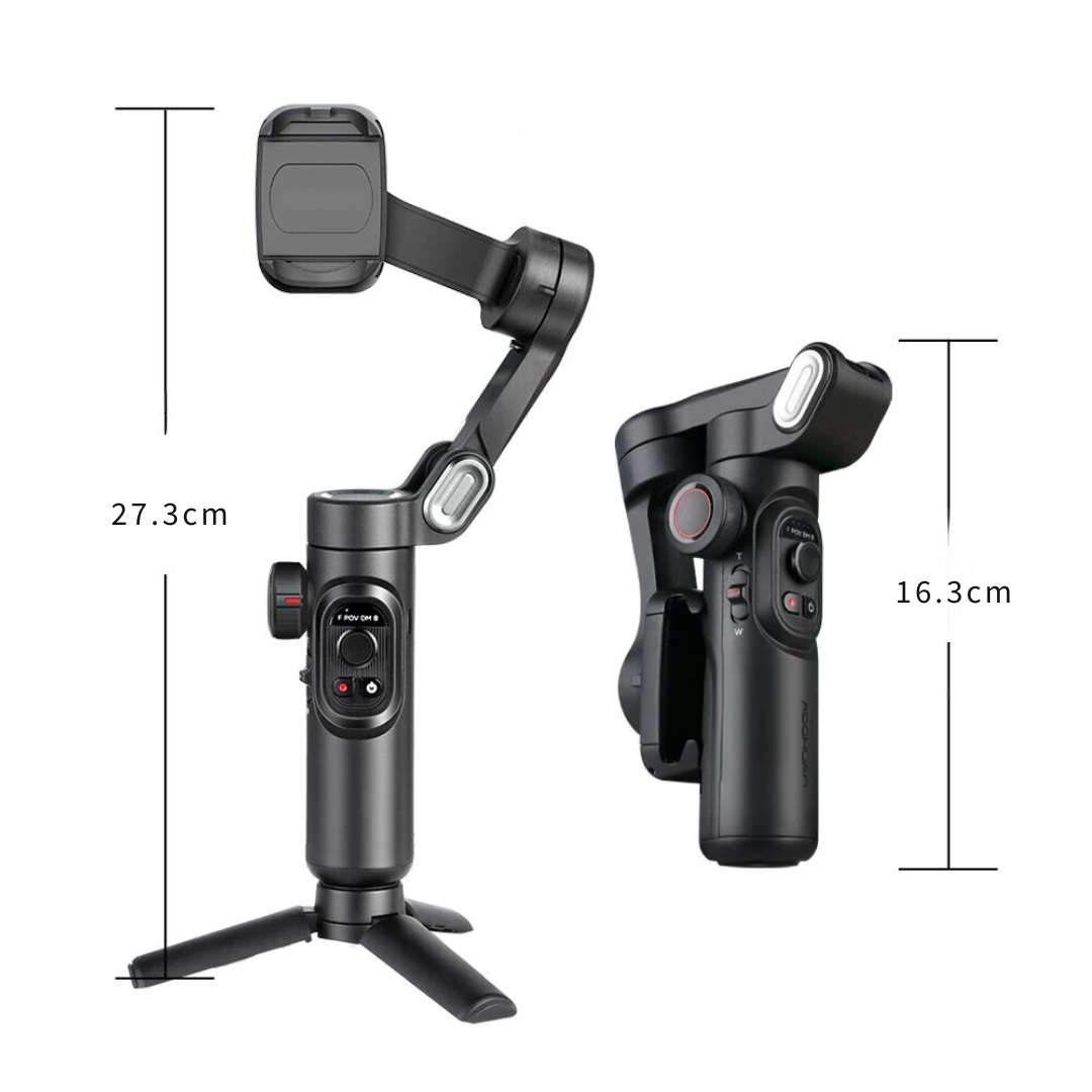 StabMaster - Advanced Handheld Gimbal Stabilizer - Wireless Remote & Face Recognition for Flawless Footage
