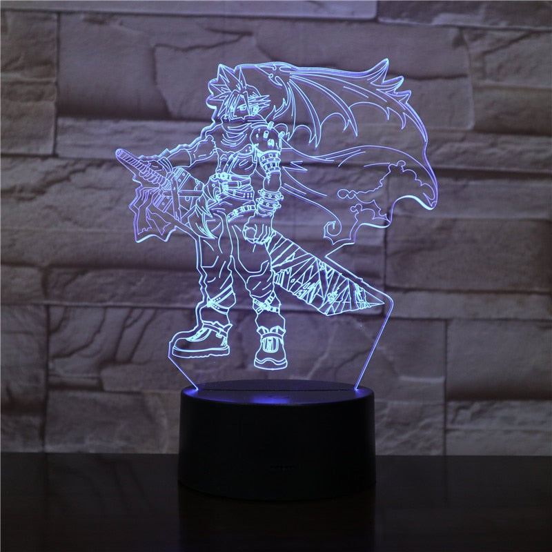 IllusionGlow - 3D Illusion Lamp - Creative Light Decor for Fans of Fantasy