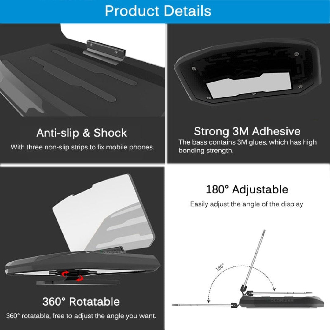 DriveDock - Durable Mobile Navigation Stand - Scratch-Resistant with Easy Access