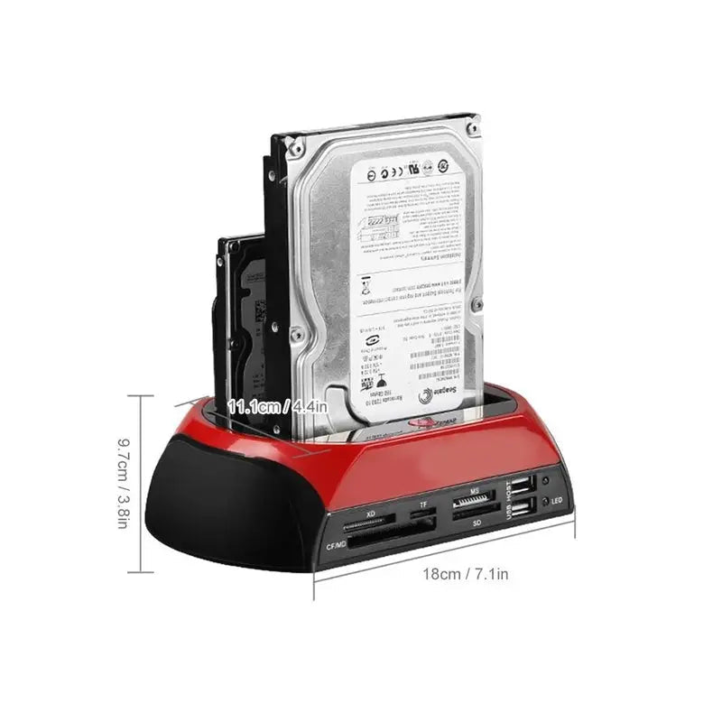 DockMax - Quick-Swap Hard Drive Docking Station - Simple Setup, No Installation Needed