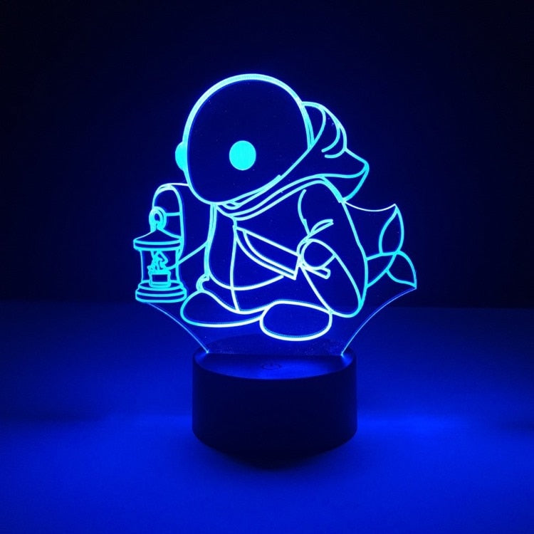 IllusionGlow - 3D Illusion Lamp - Creative Light Decor for Fans of Fantasy