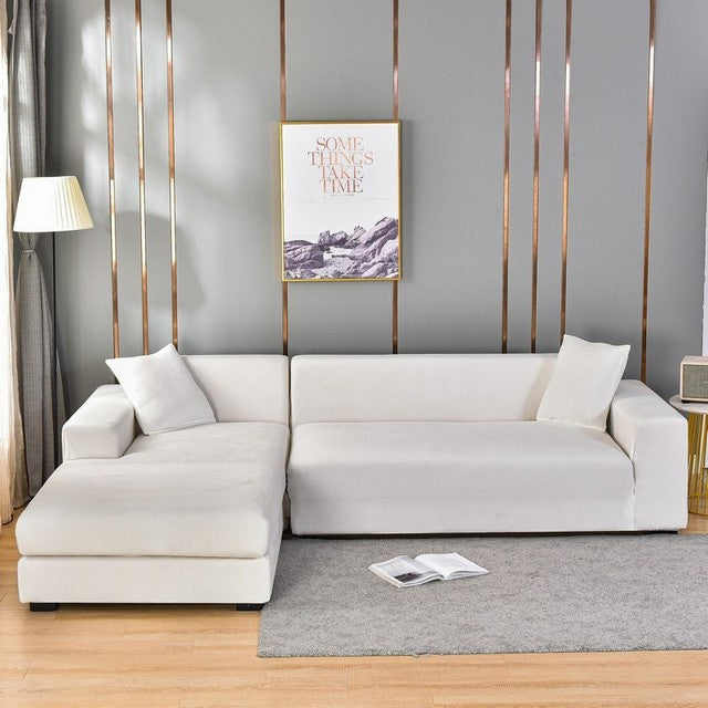 SofaLuxe - Luxurious Velvet Sofa Cover - Elastic Fit for Ultimate Comfort
