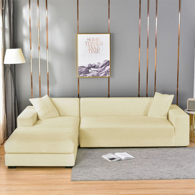 SofaLuxe - Luxurious Velvet Sofa Cover - Elastic Fit for Ultimate Comfort