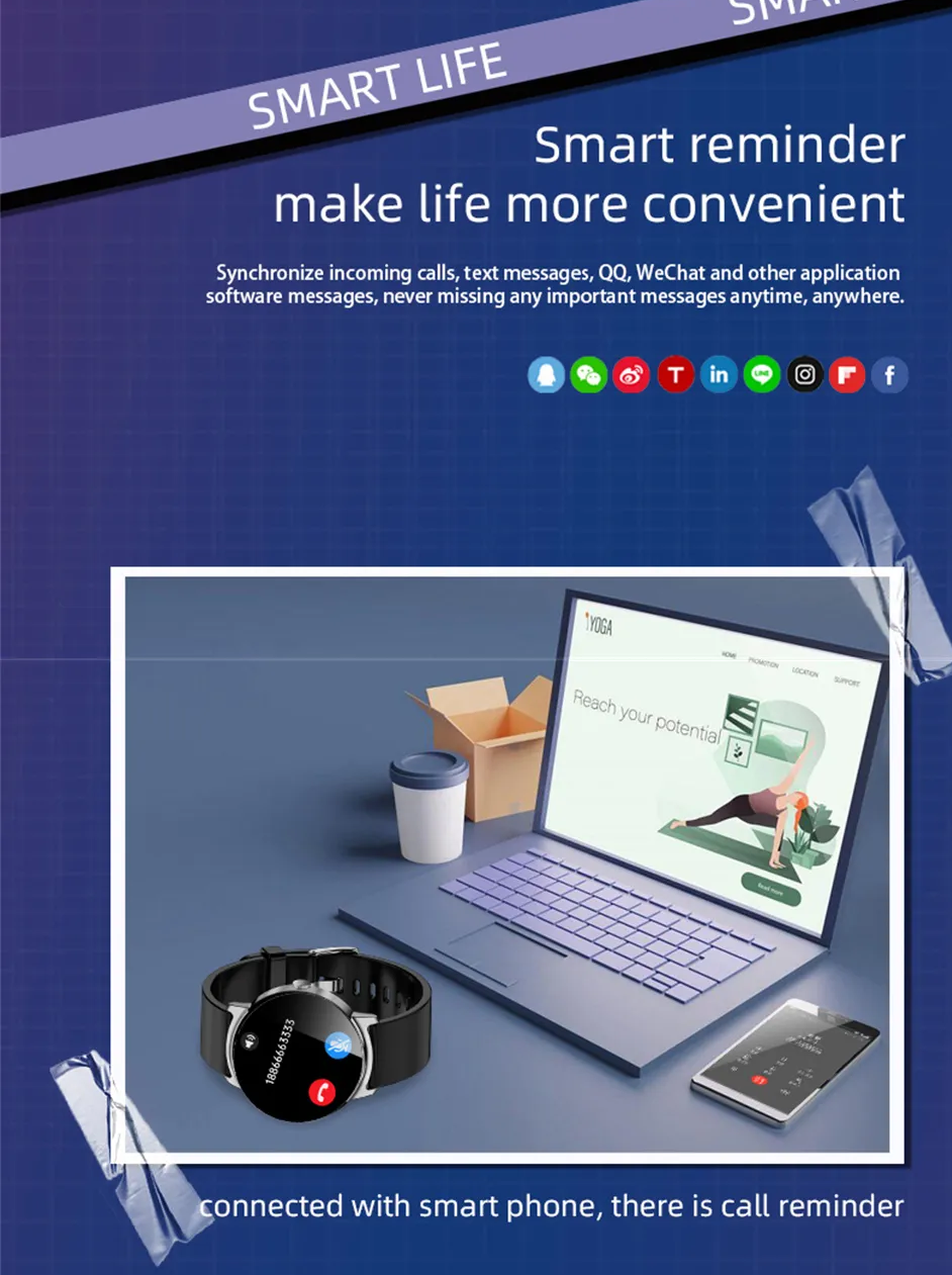 HealthMate - Smart Health Watch - Fitness Tracker & Wellness Monitor for Daily Tracking