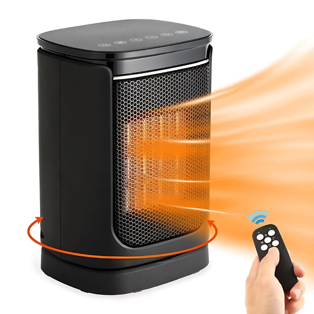 HeatWave - Compact 1500W Portable Heater - Powerful Instant Heat for Any Space