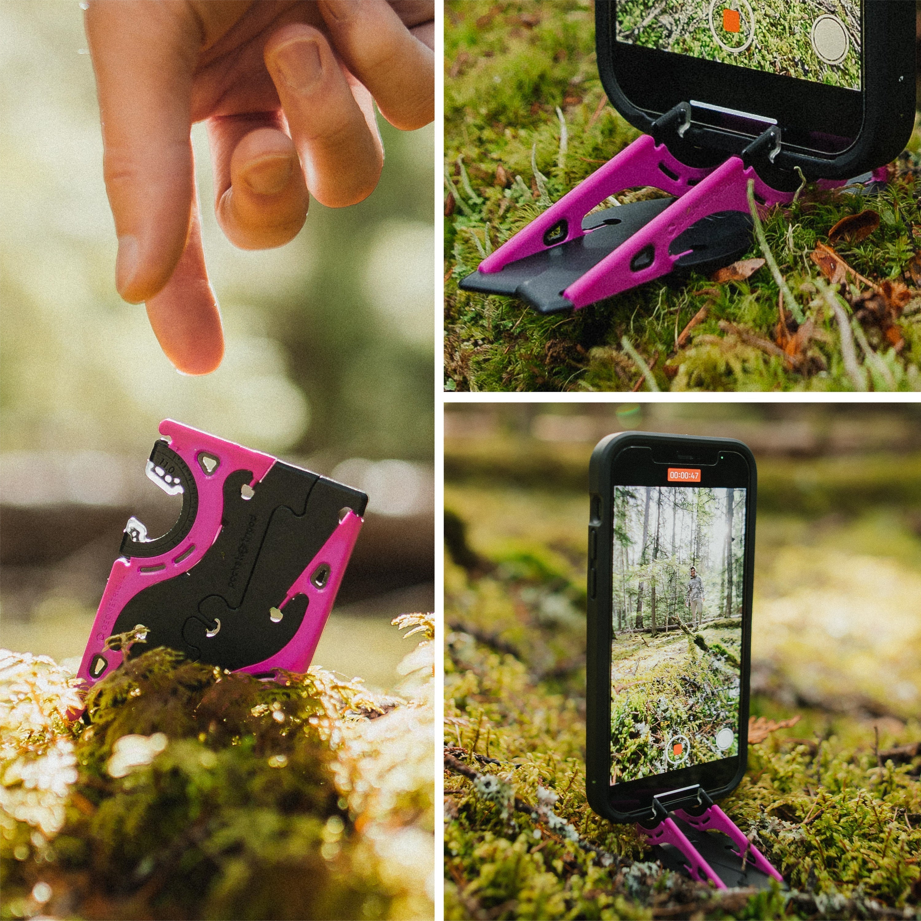 FlexiTripod - Compact Phone Tripod Stand - 7 Adapters Included for Versatile Use