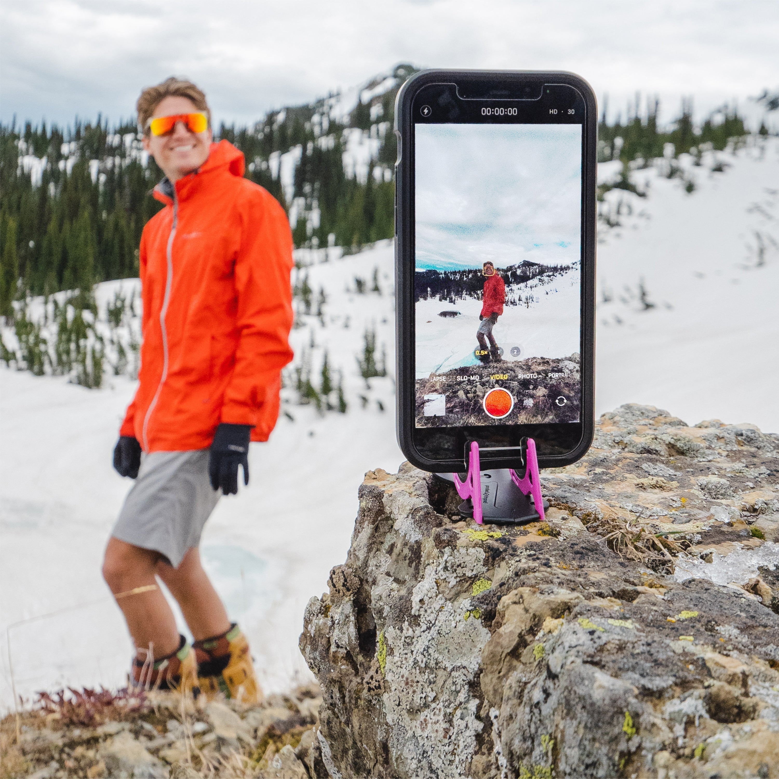 FlexiTripod - Compact Phone Tripod Stand - 7 Adapters Included for Versatile Use