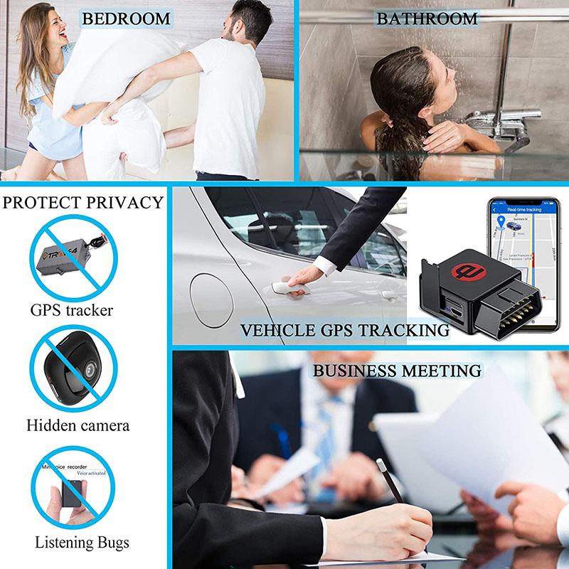 SecureTrack - Professional GPS Tracker Detector - Privacy Protection Device for Reliable Detection
