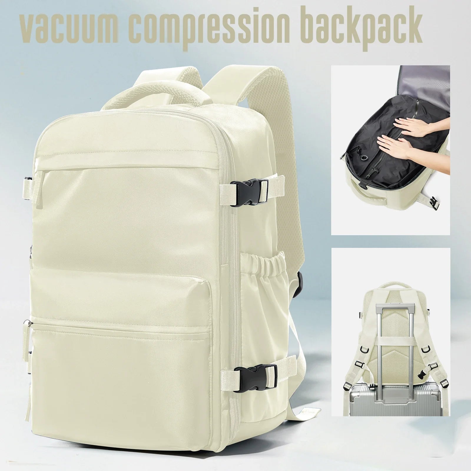 Expandable Vacuum Travel Backpack – Smart, Spacious & Versatile
