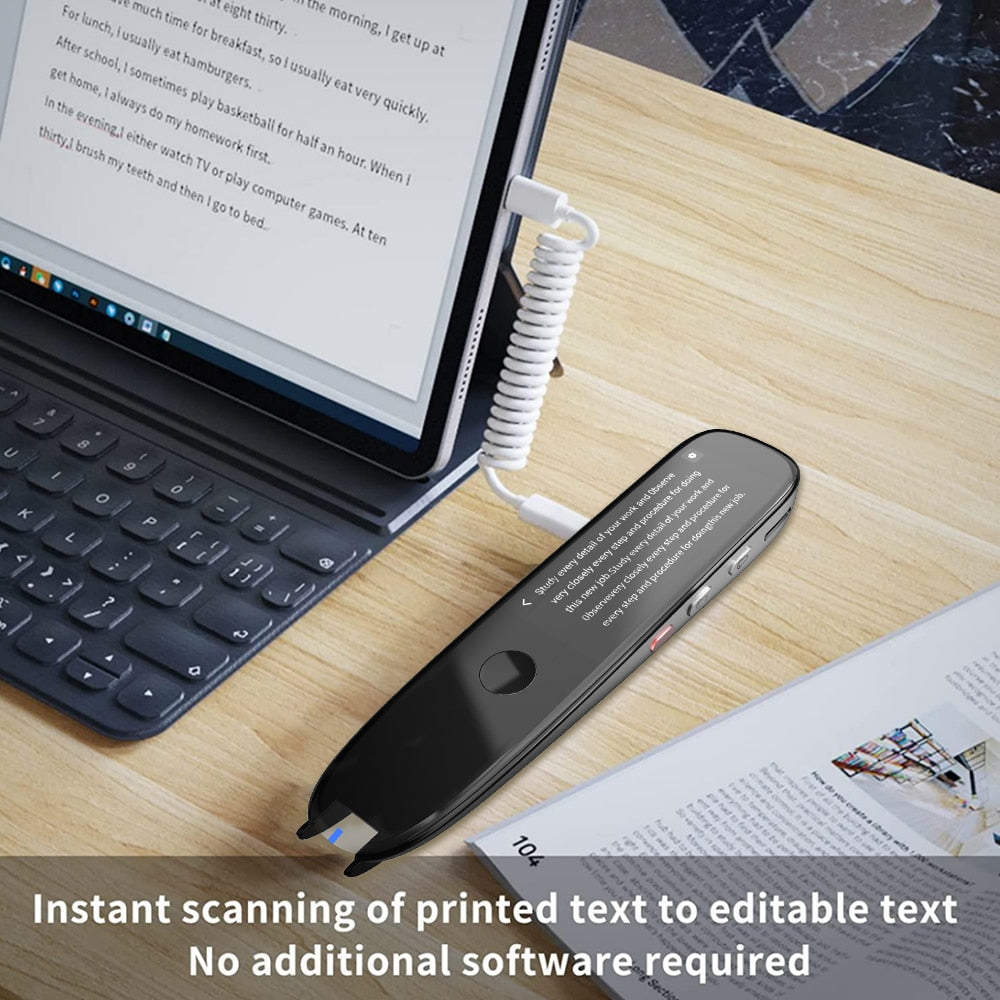 TransLynx - Multilingual Voice Translator Pen with Smart Scan - 112 Languages for Instant Communication