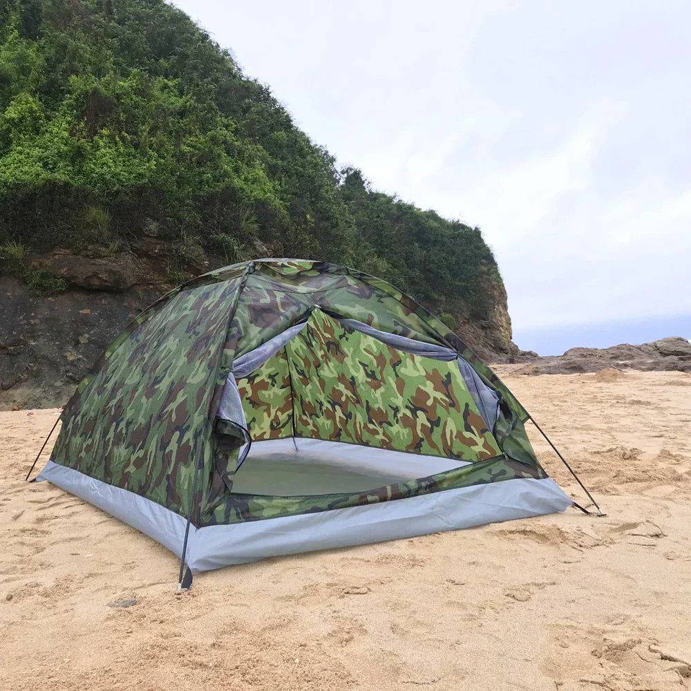 CampSafe - Waterproof Portable Camping Tent - Ideal for Outdoor Adventures