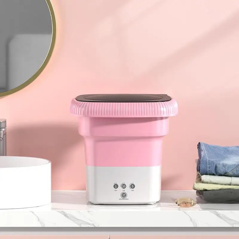 CleanWave - Compact Energy-Saving Washing Machine - Ideal for Small Spaces and Portable Use