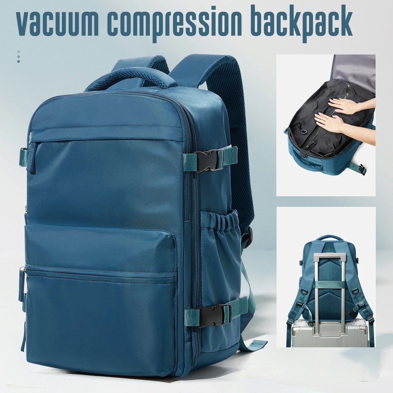 Expandable Vacuum Travel Backpack – Smart, Spacious & Versatile