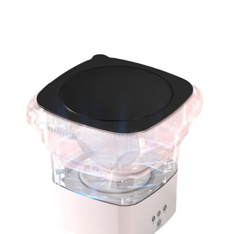 CleanWave - Compact Energy-Saving Washing Machine - Ideal for Small Spaces and Portable Use
