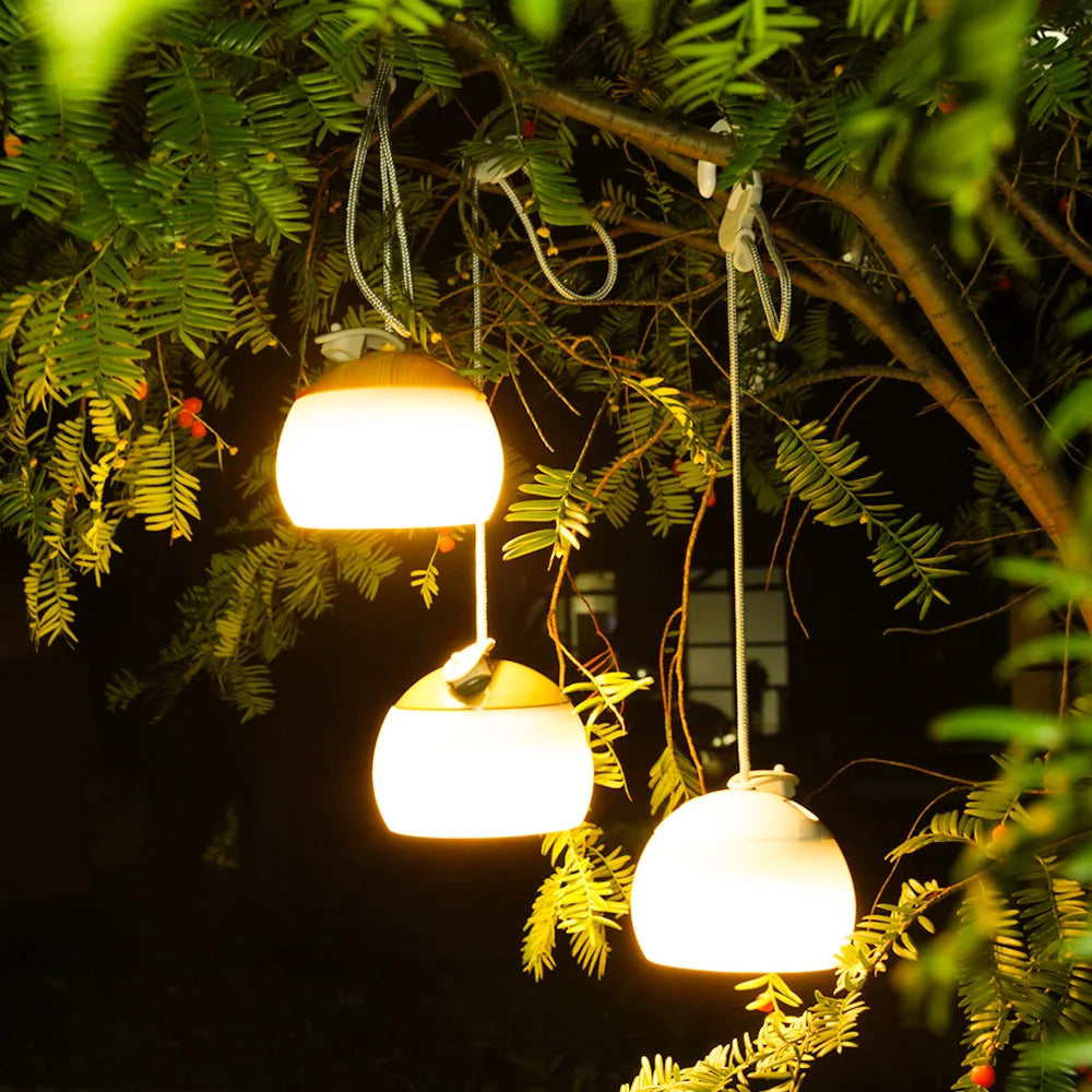 RetroGlow - USB Rechargeable Retro Camping Lantern - Compact and Reliable for Outdoor Adventures