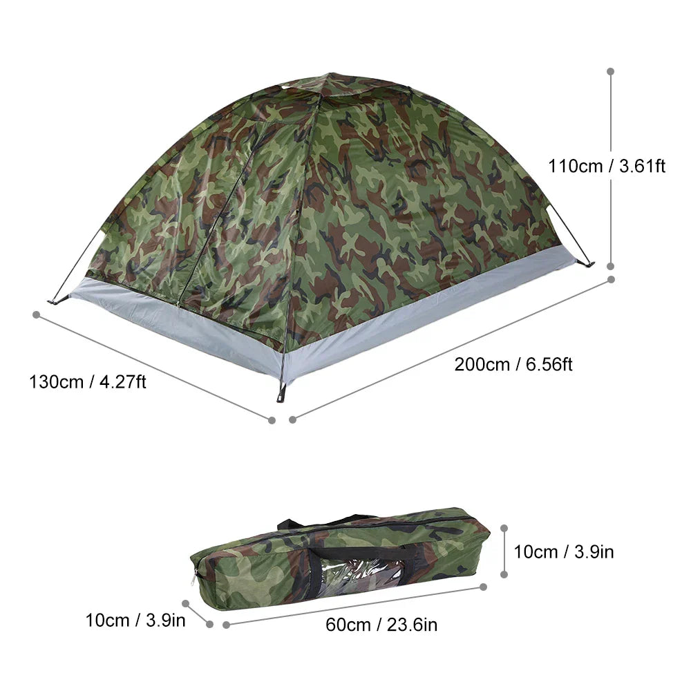 CampSafe - Waterproof Portable Camping Tent - Ideal for Outdoor Adventures