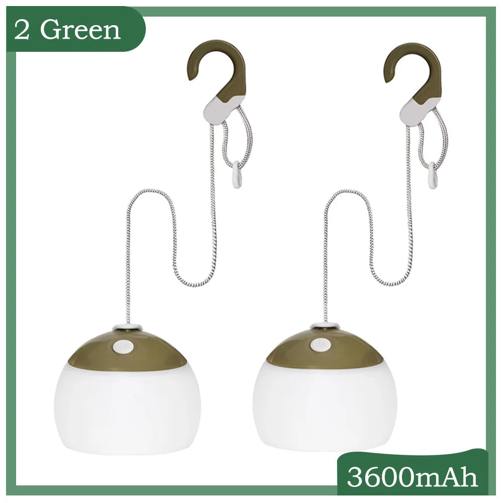 RetroGlow - USB Rechargeable Retro Camping Lantern - Compact and Reliable for Outdoor Adventures