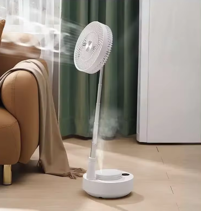 ChillWind - Rechargeable Foldable Table Fan - CoolBreeze with Telescopic Design