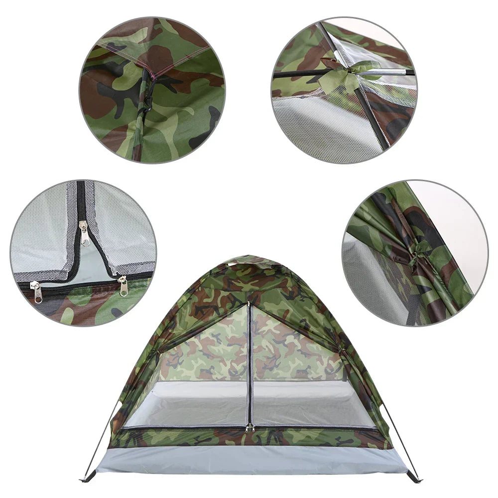CampSafe - Waterproof Portable Camping Tent - Ideal for Outdoor Adventures