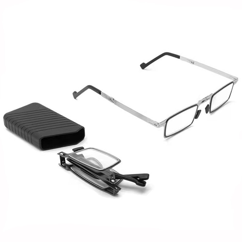 ReadEasy - Compact Foldable Reading Glasses - Practical, Stylish, and Scratch-Resistant Lenses