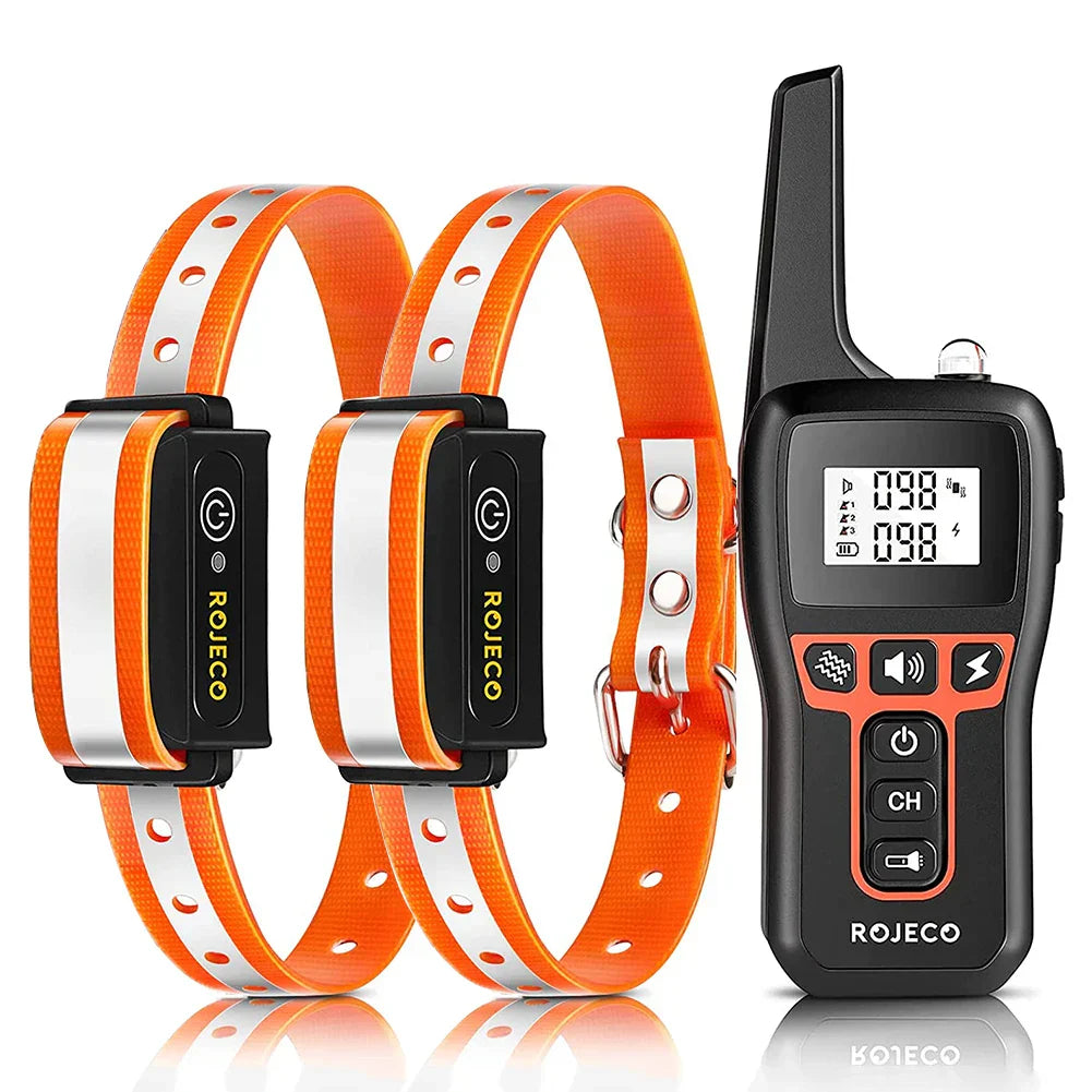 BarkMaster - Electric Dog Training Collar - 1000m Range with Vibration & Shock Modes