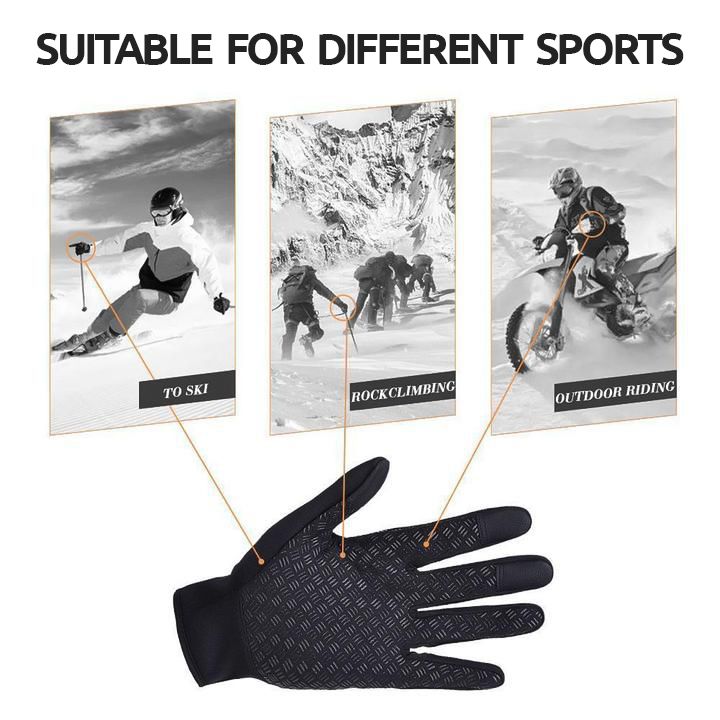 GloveTech - Thermal Gloves - Warm, Waterproof, and Touchscreen-Compatible for Winter Protection