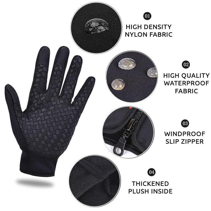 GloveTech - Thermal Gloves - Warm, Waterproof, and Touchscreen-Compatible for Winter Protection
