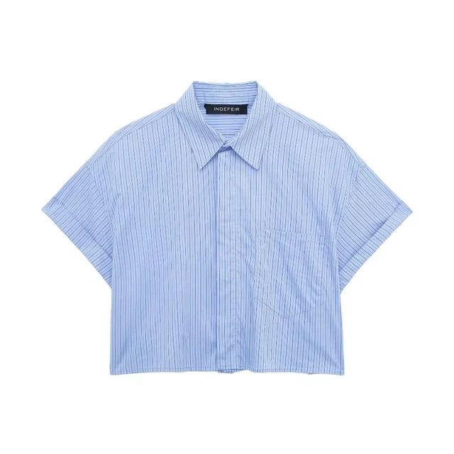 Maya - Elegant Blouse with Classic Collar - Perfect for a Polished Look