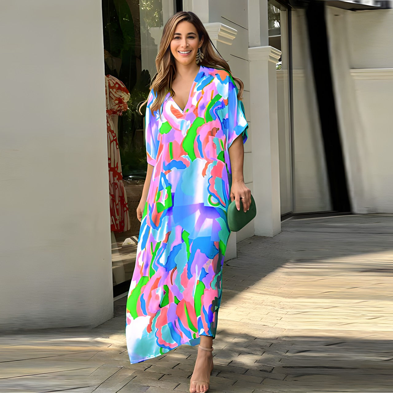 Aria - Painted Casual Dress - Perfect for Every Occasion